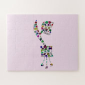 Puzzle Gimmel - Lettre hébraïque (Horizontal)
