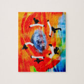 Puzzle ginga de hache du Brésil d'arts martiaux de mixed (Vertical)