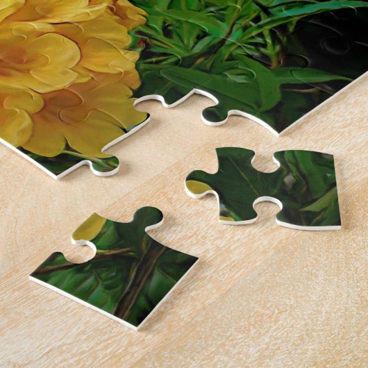 Puzzle Gingembre jaune Thomas Îles Vierges Fleurs (Côté)