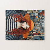 Puzzle Ginger Wonderland Voyage Abstrait rayé (Horizontal)