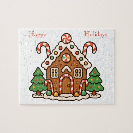 Puzzle Gingerbread House (Horizontal)