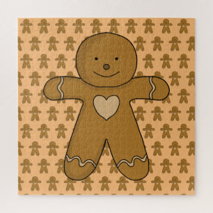 Puzzle GingerBread Man Christmas Cookie