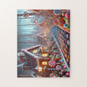 Puzzle Gingerbread Village Candy Cane Lane (Vertical)