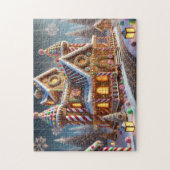 Puzzle Gingerbread Wonderland Village Candy Cane House (Vertical)