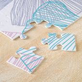 Puzzle Gingko Biloba Rose Quartz Motif (Côté)