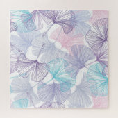 Puzzle Gingko Biloba Rose Quartz Motif (Horizontal)