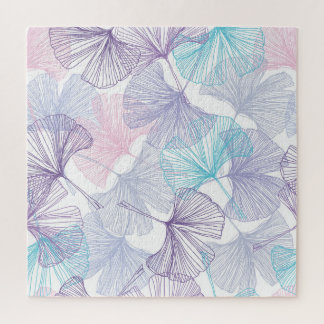 Puzzle Gingko Biloba Rose Quartz Motif