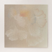 Puzzle Ginkgo Biloba Botanique Abstrait Graphic Art Blush (Horizontal)