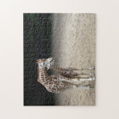 Puzzle Girafe avec l'enfant (Vertical)