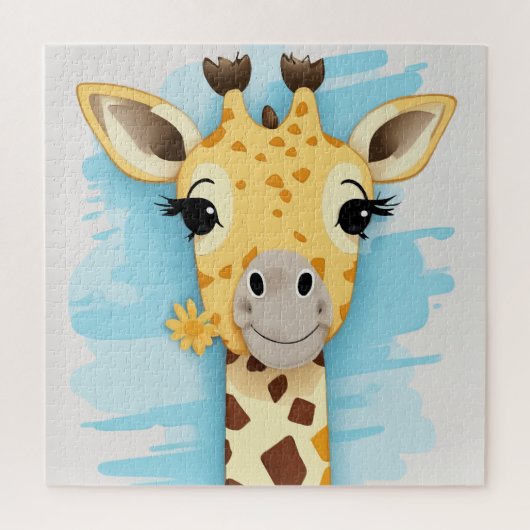 Puzzle girafe mignon (Vertical)