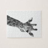 Puzzle Girafe noire et blanche (Horizontal)