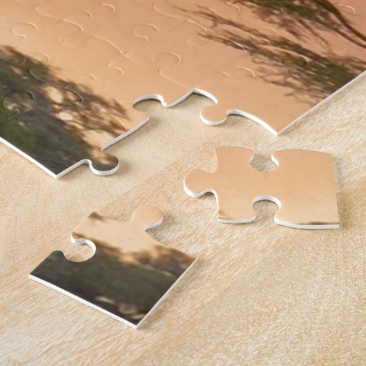 Puzzle Girafes se saluant (Côté)