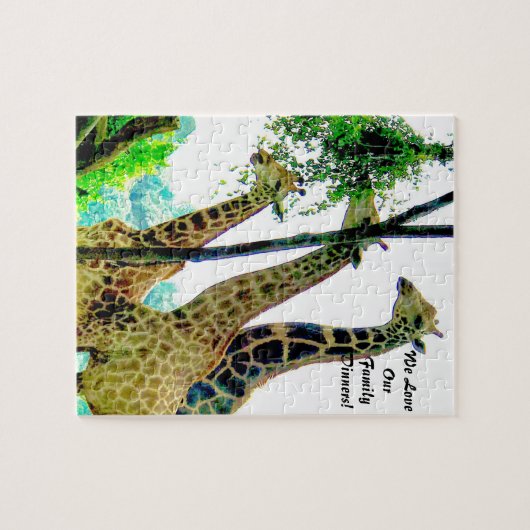 Puzzle Giraffe (Horizontal)