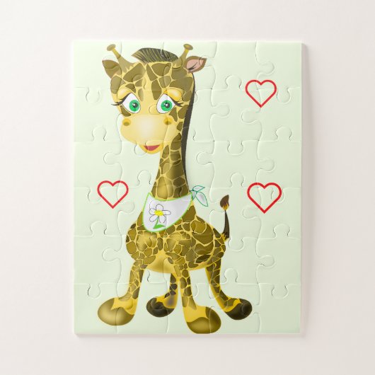 Puzzle Giraffe Baby (Vertical)