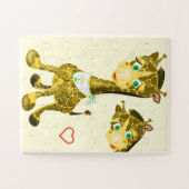 Puzzle Giraffe Bébé mignonne (Horizontal)