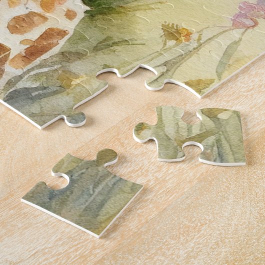 Puzzle Giraffe Bébé mignonne (Côté)