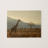 Puzzle Giraffe dans la Savannah (Horizontal)