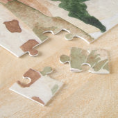 Puzzle Giraffe d'aquarelle en Savannah africaine (Côté)