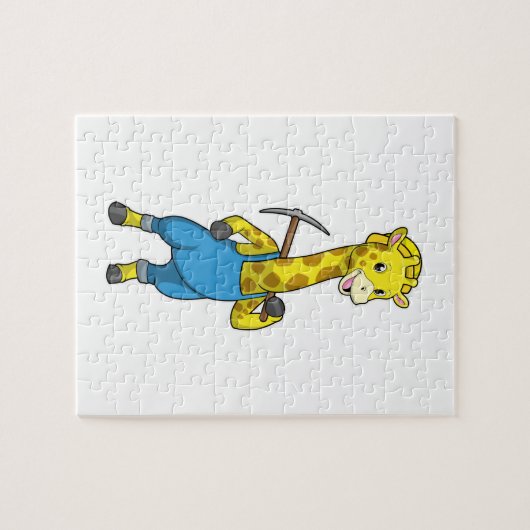 Puzzle Giraffe de Miner (Horizontal)