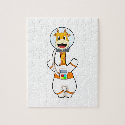 Puzzle Giraffe en astronaute en costume (Vertical)