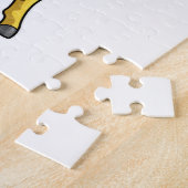 Puzzle Giraffe en Gentleman avec Casquette, Cravate et Mo (Côté)