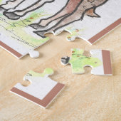 Puzzle Giraffe et son veau (Côté)