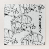 Puzzle Girl Power Sculling Boat Thunder_Cove (Horizontal)