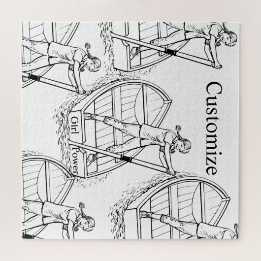 Puzzle Girl Power Sculling Boat Thunder_Cove (Horizontal)