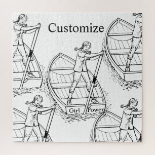 Puzzle Girl Power Sculling Boat Thunder_Cove