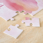 Puzzle Girl Rule Palace sur le nuage rose personnalisable (Côté)