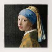 Puzzle Girl with a Pearl Earring by Johannes Vermeer (Horizontal)