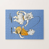 Puzzle Girls and Boys, Louis Wain (Horizontal)