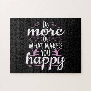 Puzzle Girls Gymnastique - Motivational Happy Cote