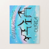 Puzzle Girls Gymnastique Rainbow Swirls (Vertical)