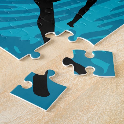 Puzzle Girls Spy Party Teal Fingerprint (Côté)