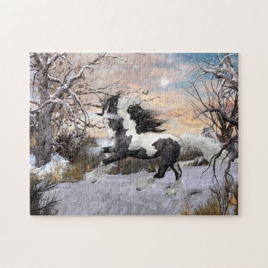 Puzzle gitan de cheval de Vanner (Horizontal)