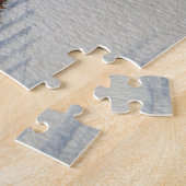 Puzzle gîtes de neige à noël (Côté)