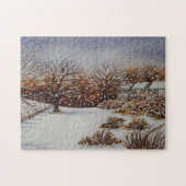 Puzzle gîtes de neige à noël (Horizontal)