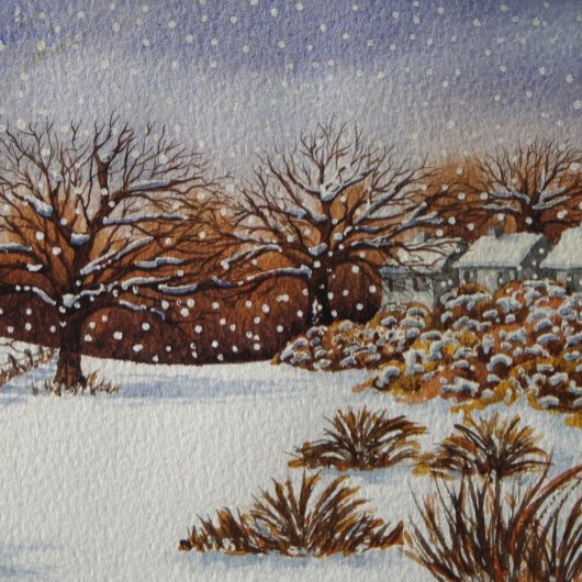Puzzle gîtes de neige à noël
