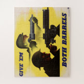 Puzzle Give Both Barrels, WW2 Military & Factory workers (Vertical)
