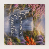 Puzzle Give More. Expect Less Inspirational Christian (Horizontal)