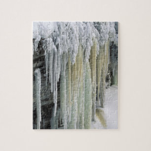 Puzzle Glace bleue et ruissellement des eaux souterraines