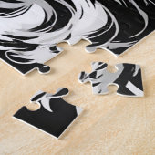 Puzzle Glace blonde de style comic graphique BW 50 (Côté)
