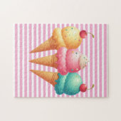 Puzzle Glace colorée (Horizontal)