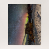 Puzzle Glace et neige | Aurora Polaris Murmansk, Islande (Vertical)