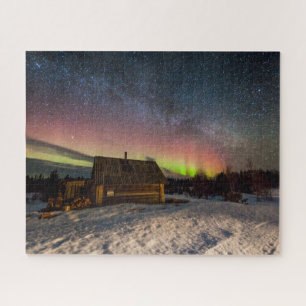 Puzzle Glace et neige   Aurora Polaris Murmansk, Islande