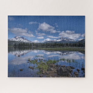 Puzzle Glace et neige   Lac Sparks, Oregon