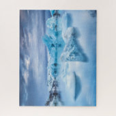 Puzzle Glace et neige | Lagune Jokulsarlon, Islande (Vertical)