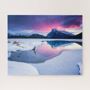 Puzzle Glace et neige Mt. Rundle, Canada