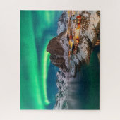 Puzzle Glace et neige | Northern Lights, Norvège (Vertical)